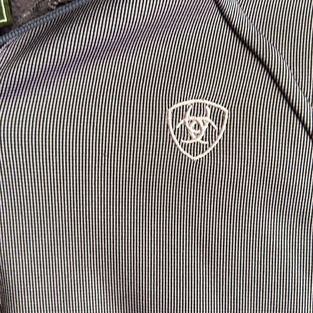 Ariat Purple Quarter-Zip Sweatshirt - Picture 7 of 12